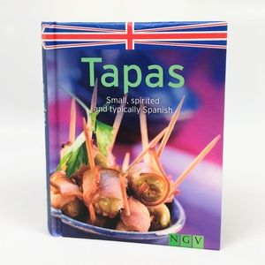 Tapas Cookbook Spanish Appetizers and Snacks Hardcover 236 Pages NWOT